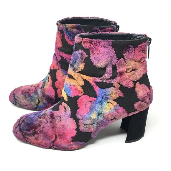 Stuart Weitzman Bacari Botanic Velvet Boots - Picture 4 of 9